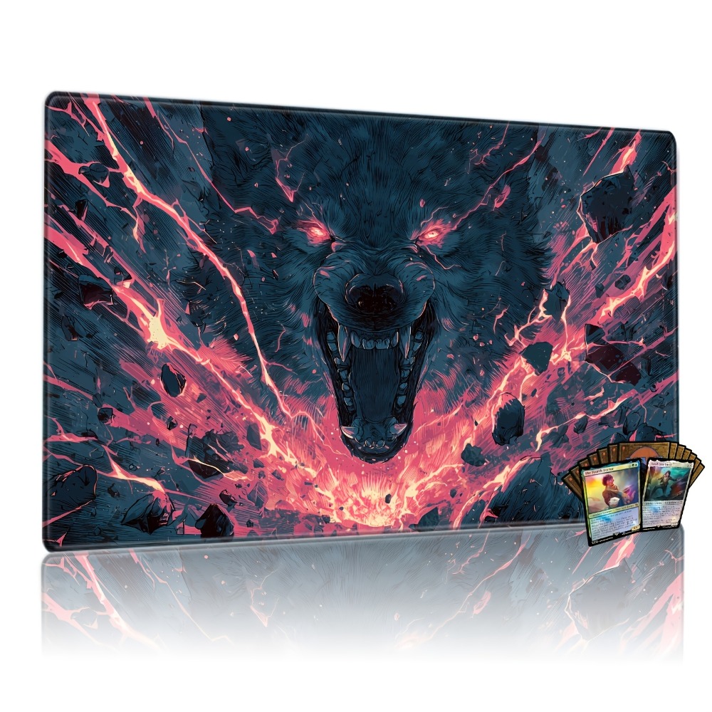 Party Games Simple - Gumowa mata do gier Neon Wolf,