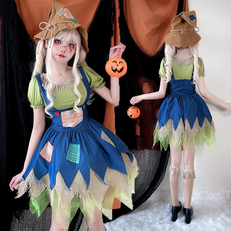 Games Garden Party - Strój czarownicy na Halloween, straszak, cosplay,