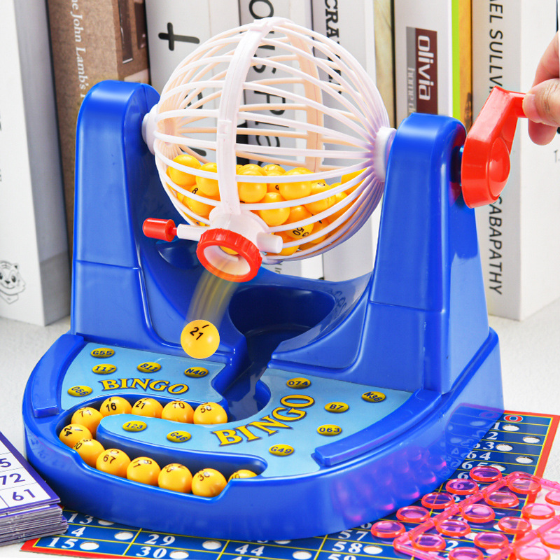 Party Games Console - Klasyczna gra bingo z losowaniem numerów,