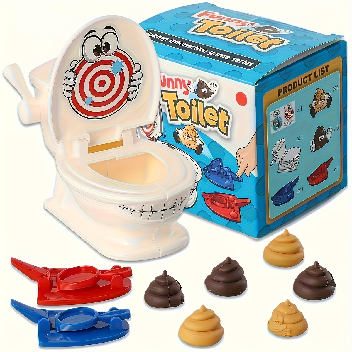 Party Games Console - Mini Toaleta Antystresowa Zabawka Interaktywna dla