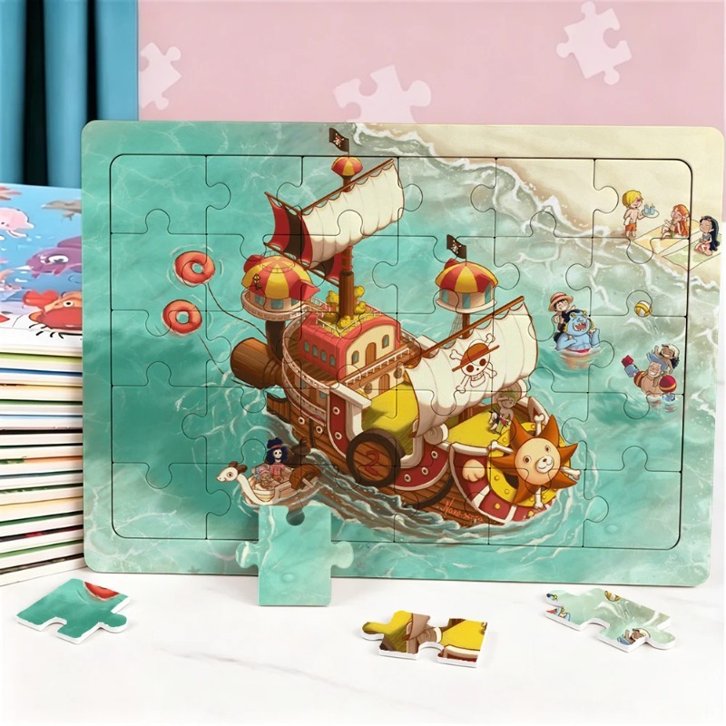 Party Games Simple - 30 elementów Puzzle One Piece Figurki
