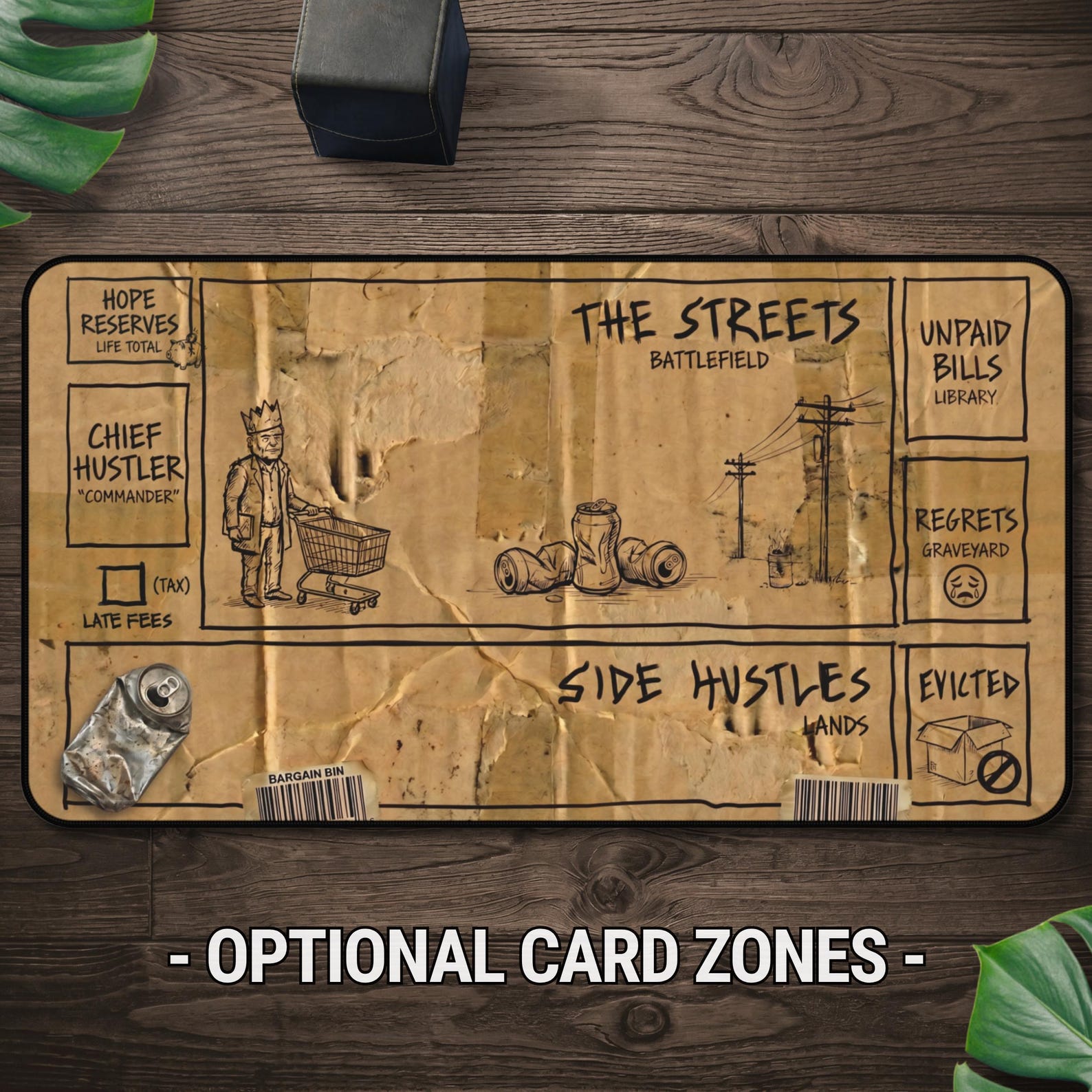Party Games Simple - Wytrzymała mata do gry z papieru
