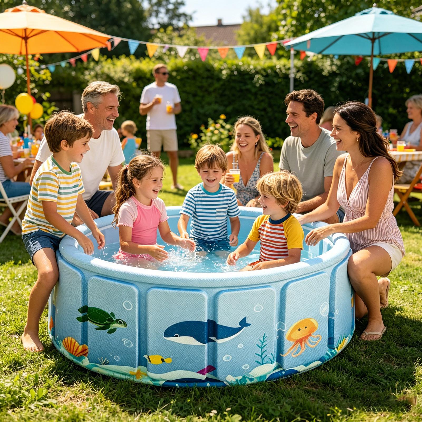 Nienadmuchiwany składany basen – Party Games Kid Friendly recenzja i cena