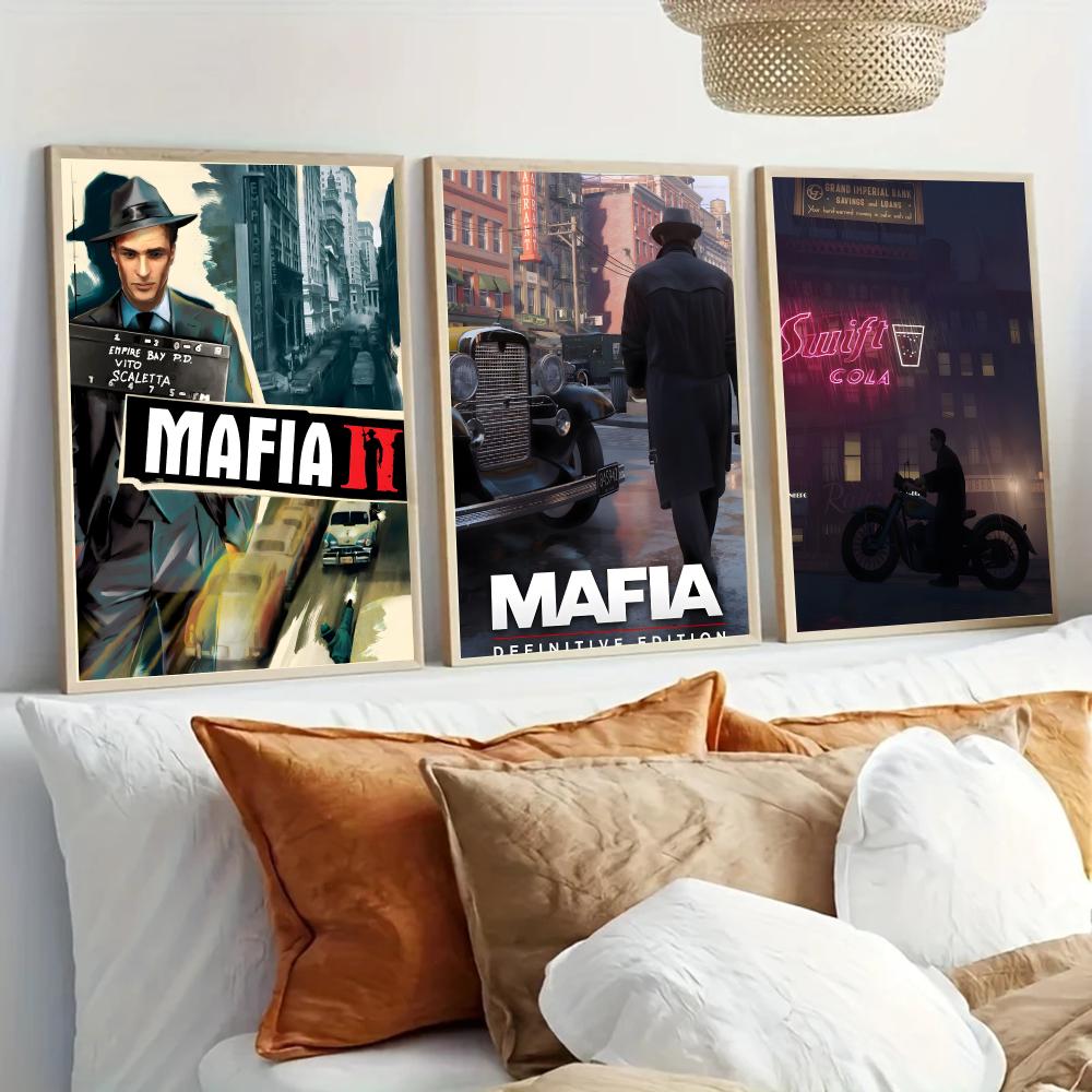 Plakat z motywem gry Mafia, na – Party Games Mafia recenzja i cena