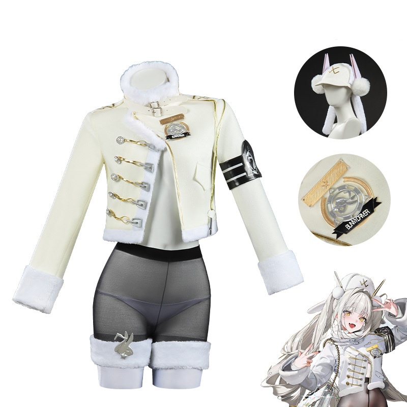 Peruka do cosplay anime Blanc, – Party Games Animals recenzja i cena
