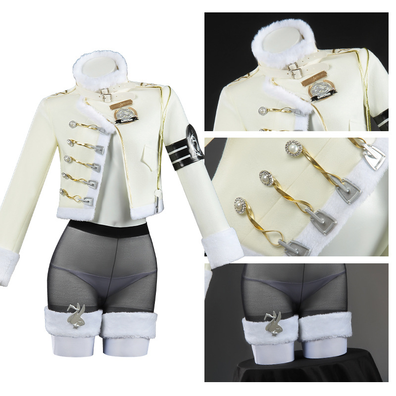 Peruka do cosplay anime Blanc, – Party Games Animals recenzja i cena